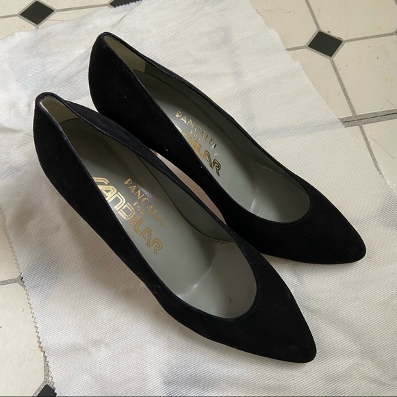 Vintage Pancaldi for Sandilar Black Heels - Picture 3 of 5